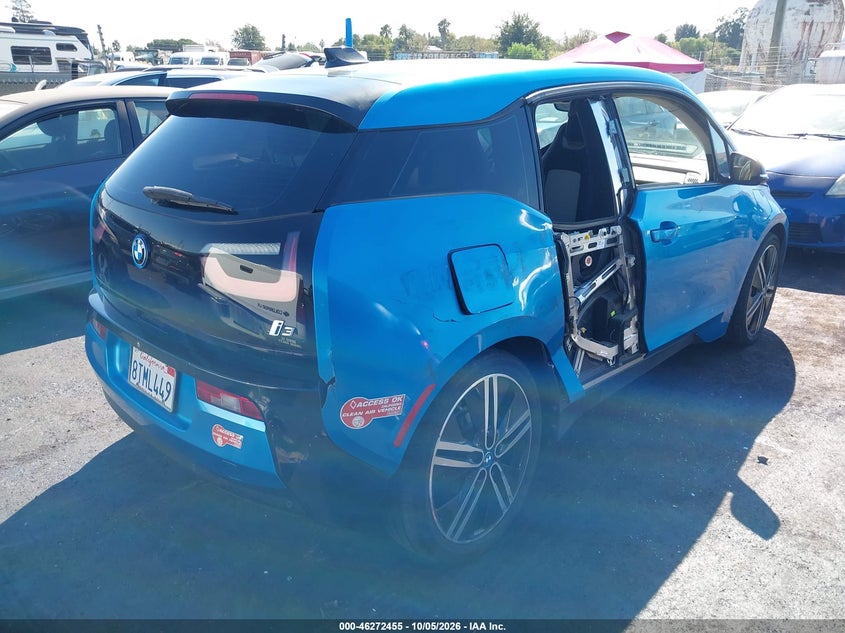Vin: wby1z8c34hv894371, lot: 46772572, bmw i3 94 ah w/range extender 20174
