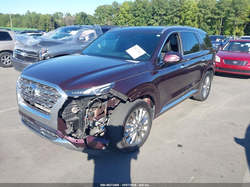 Vin: km8r54he8lu136241, lot: 46772583, hyundai palisade limited 20202