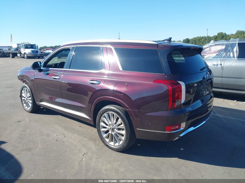 Vin: km8r54he8lu136241, lot: 46772583, hyundai palisade limited 20203