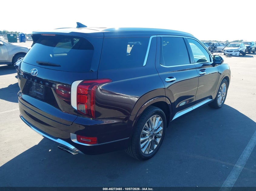 Vin: km8r54he8lu136241, lot: 46772583, hyundai palisade limited 20204