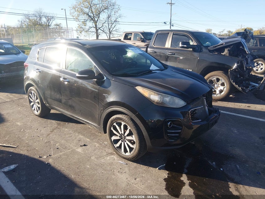 Vin: kndpncac9j7381981, lot: 46772584, kia sportage ex 20181