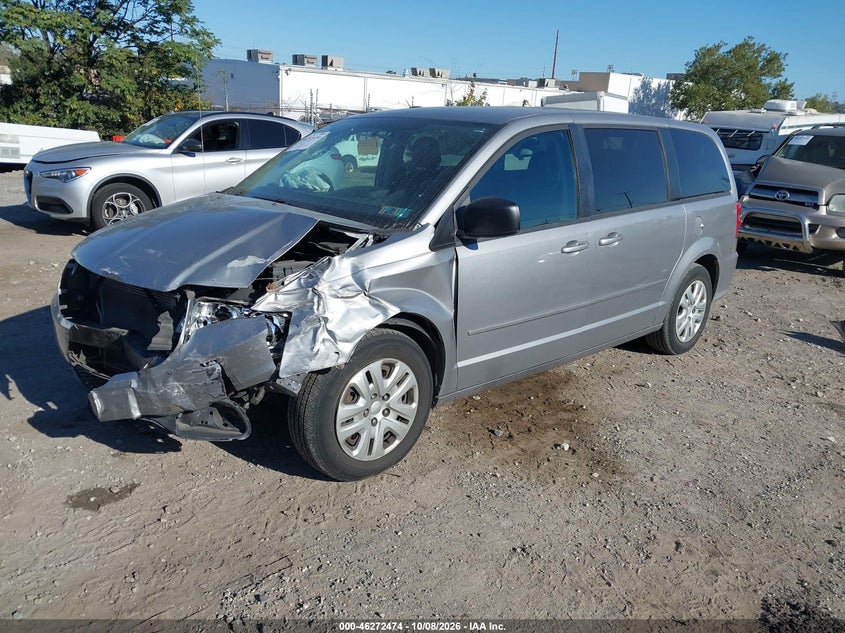 Vin: 2c4rdgbg9hr645164, lot: 46772591, dodge grand caravan se 20172