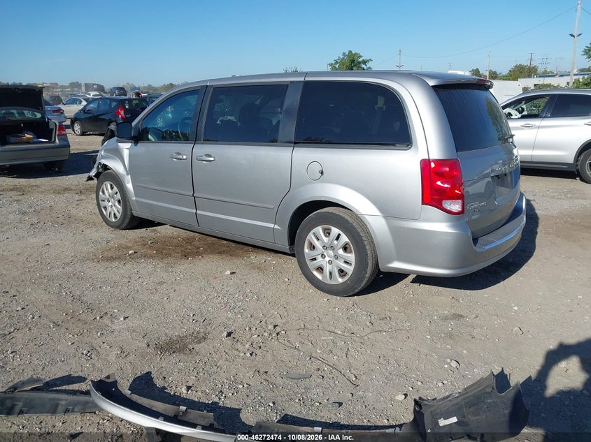 Vin: 2c4rdgbg9hr645164, lot: 46772591, dodge grand caravan se 20173