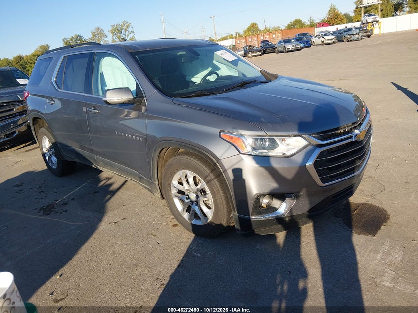Vin: 1gnergkw1mj127126, lot: 46772597, chevrolet traverse fwd lt cloth 2021 img_1