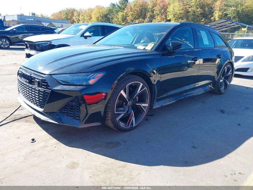 Vin: wua1cbf21pn900146, lot: 46772611, audi rs 6 avant tfsi quattro tiptronic 20232