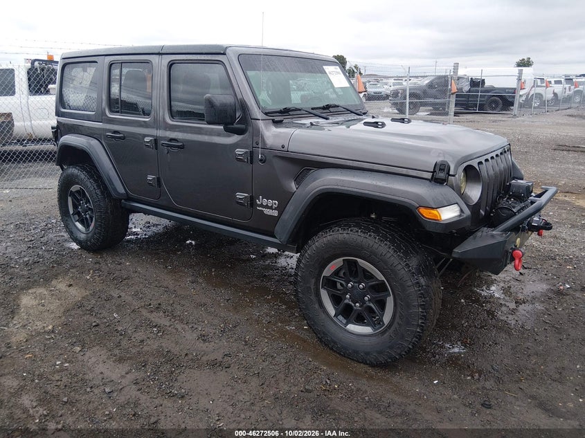 Vin: 1c4hjxdn8jw199120, lot: 46772623, jeep wrangler unlimited sport s 4x4 2018 img_1