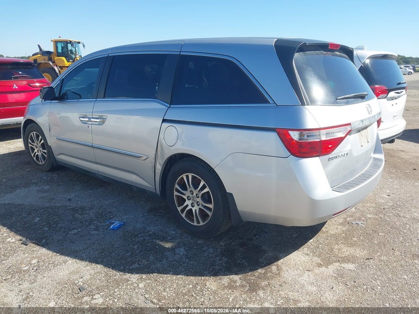 Vin: 5fnrl5h42cb045692, lot: 46772682, honda odyssey ex 20123