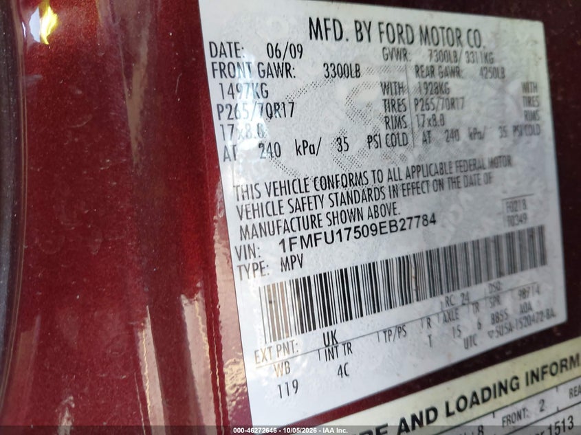 2009 FORD EXPEDITION EDDIE BAUER/KING RANCH · Фото 9
