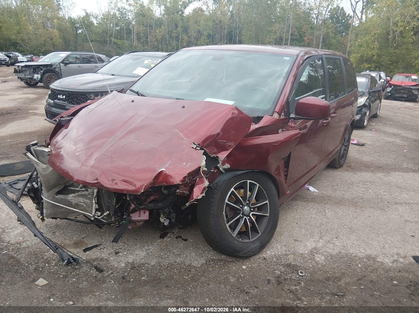 2019 Dodge Grand Caravan Gt, Front End, IAAI, VIN 2C4RDGEGXKR631275 — photo 2