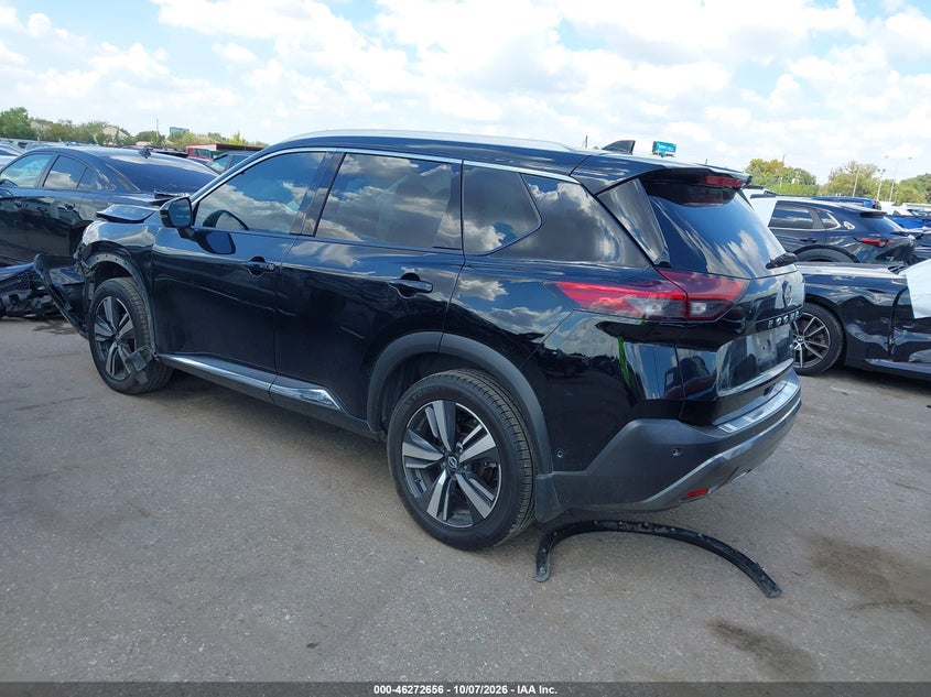Vin: 5n1bt3ca9nc715169, lot: 46772773, nissan rogue sl fwd 20223