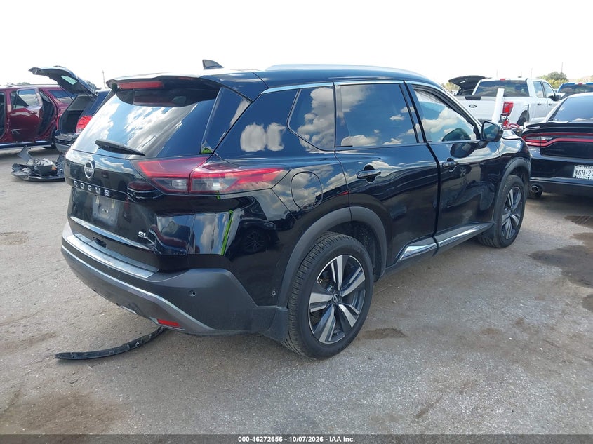 Vin: 5n1bt3ca9nc715169, lot: 46772773, nissan rogue sl fwd 20224