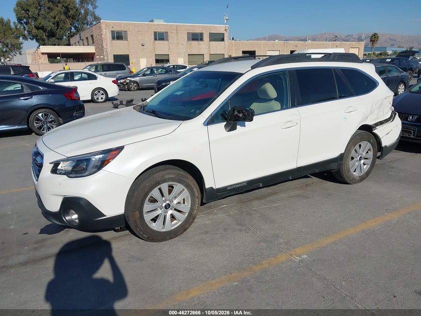 Vin: 4s4bsacc3j3256109, lot: 46772783, subaru outback 2.5i premium 20182