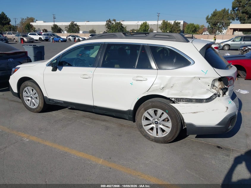 Vin: 4s4bsacc3j3256109, lot: 46772783, subaru outback 2.5i premium 20183