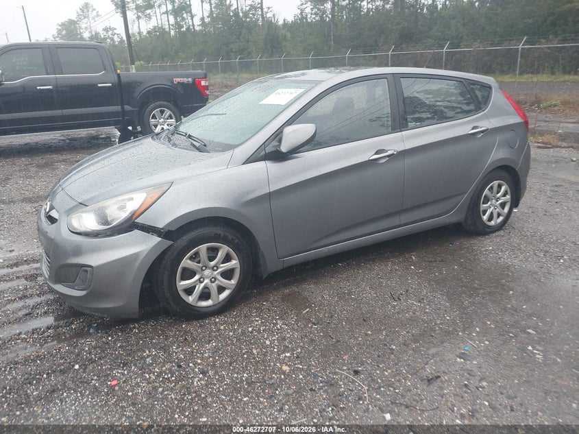 Vin: kmhct5ae2du128830, lot: 46772824, hyundai accent gs 20132
