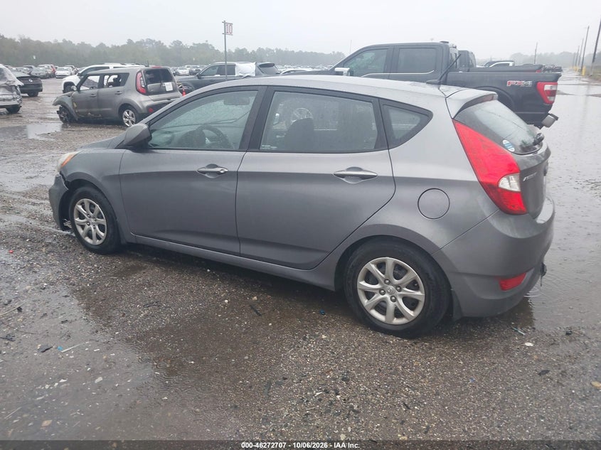 Vin: kmhct5ae2du128830, lot: 46772824, hyundai accent gs 20133