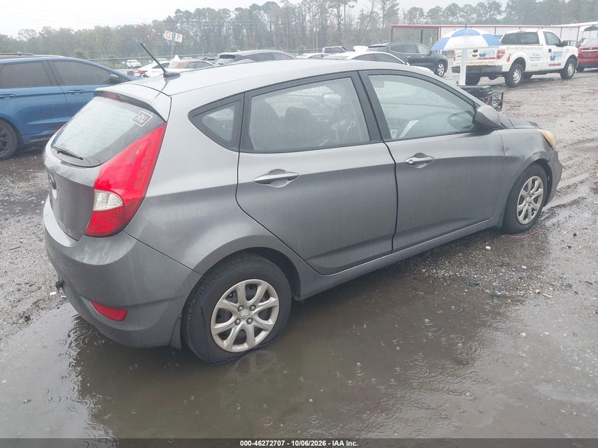 Vin: kmhct5ae2du128830, lot: 46772824, hyundai accent gs 20134