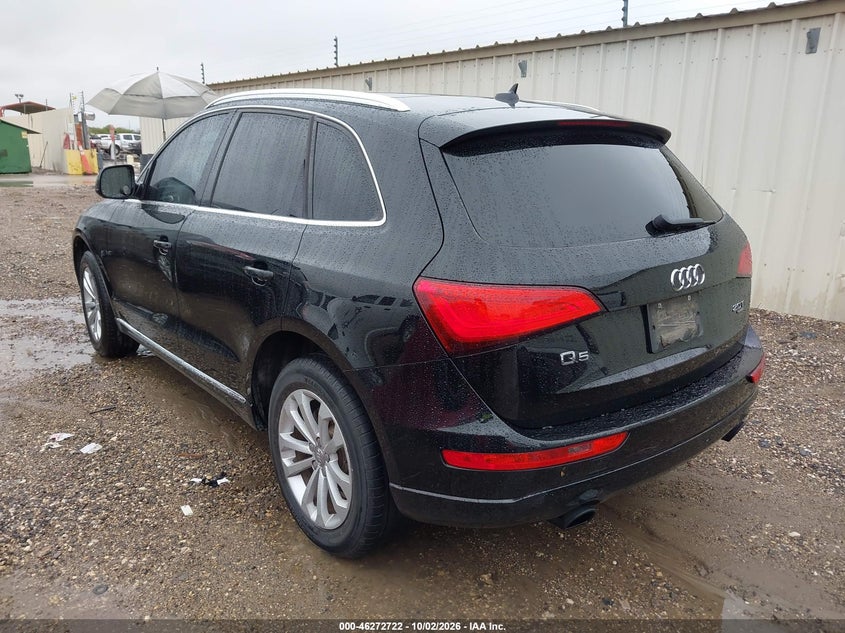 Vin: wa1lfafp5da043958, lot: 46772839, audi q5 2.0t premium 20133
