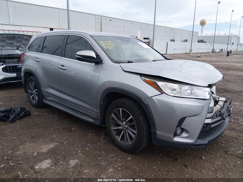 Vin: 5tdkzrfh6hs210692, lot: 46772896, toyota highlander xle 2017 img_1