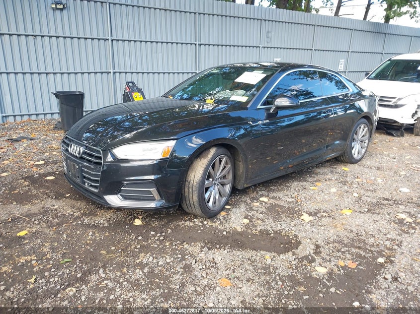 Vin: waunnaf5xja102690, lot: 46772934, audi a5 2.0t premium 20182