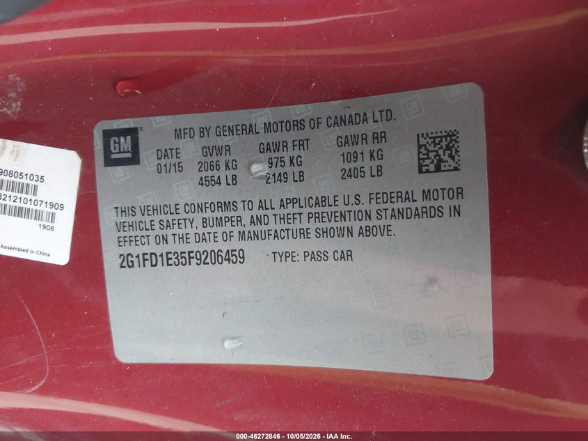 CHEVROLET CAMARO - zdjęcie 9