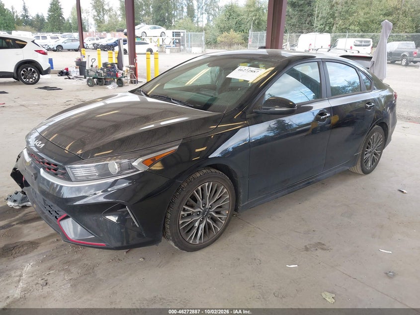 Vin: 3kpf54ad5pe606142, lot: 46773004, kia forte gt-line 20232