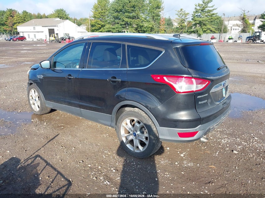 Vin: 1fmcu9j98euc90342, lot: 46773052, ford escape titanium 20143