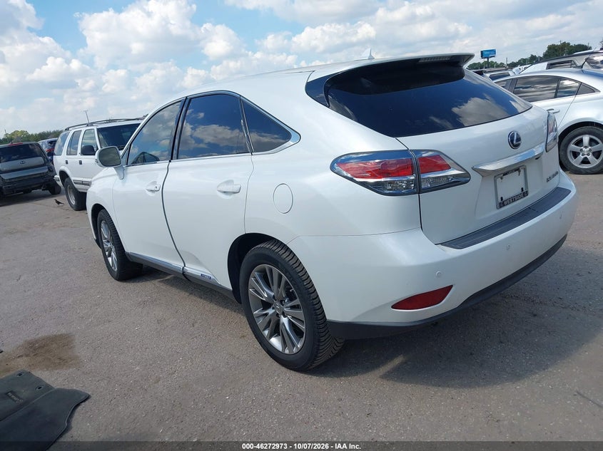 Vin: jtjzb1ba3d2008419, lot: 46773090, lexus rx 450h 20133