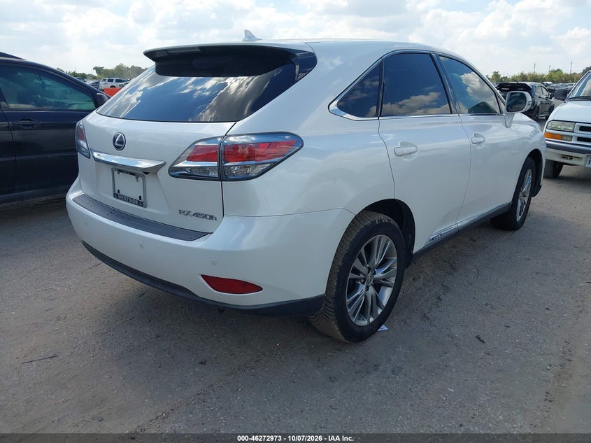 Vin: jtjzb1ba3d2008419, lot: 46773090, lexus rx 450h 20134