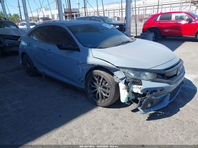 Vin: shhfk7h40mu216960, lot: 46773092, honda civic sport 20211