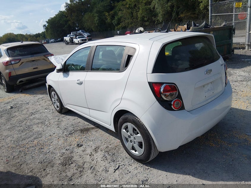 Vin: 1g1ja6sh1e4140140, lot: 46773124, chevrolet sonic ls auto 20143