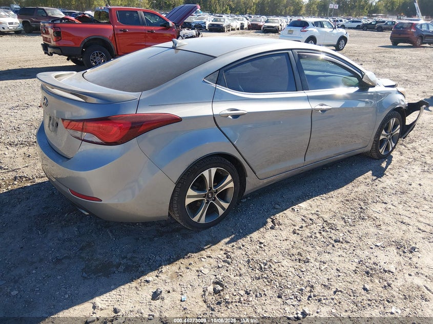 Vin: kmhdh4ah6eu137266, lot: 46773126, hyundai elantra sport 20144