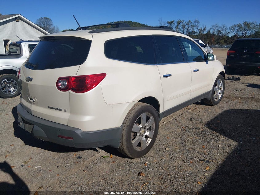 Vin: 1gnkvged0cj359305, lot: 46773129, chevrolet traverse 1lt 20124