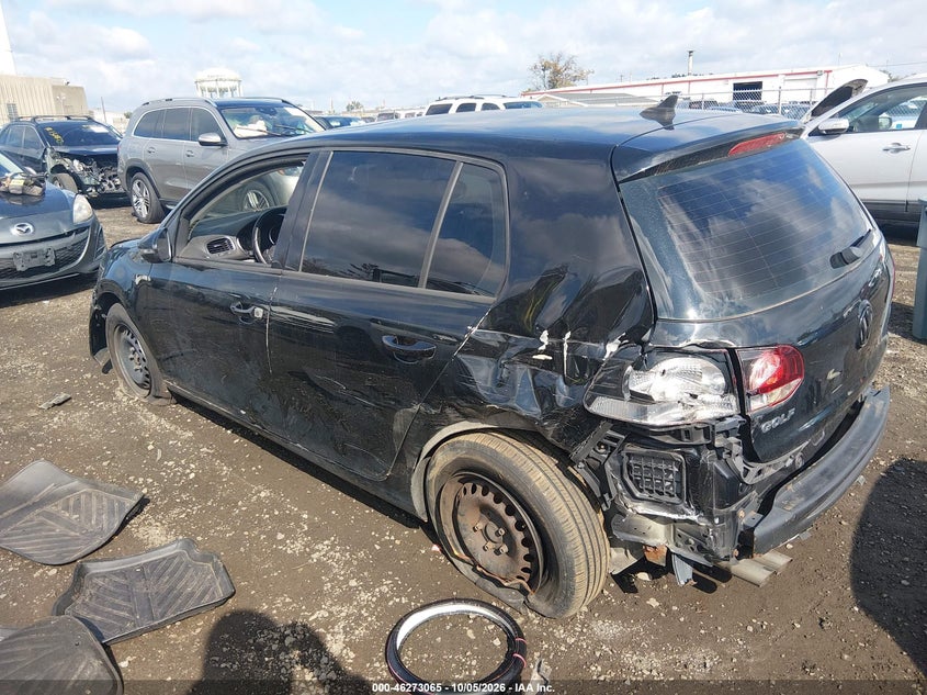 Vin: wvwdb7ajxdw044859, lot: 46773182, volkswagen golf 2.5l 4-door 20133