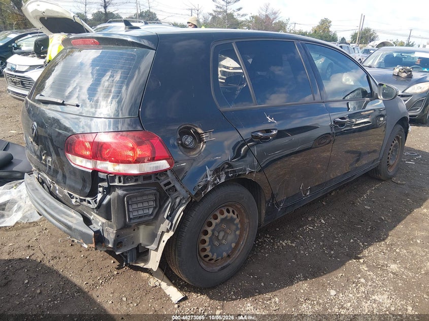 Vin: wvwdb7ajxdw044859, lot: 46773182, volkswagen golf 2.5l 4-door 20134