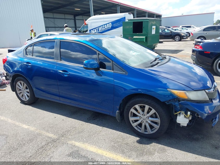 Vin: 2hgfb2f83ch502371, lot: 46773186, honda civic ex 20121
