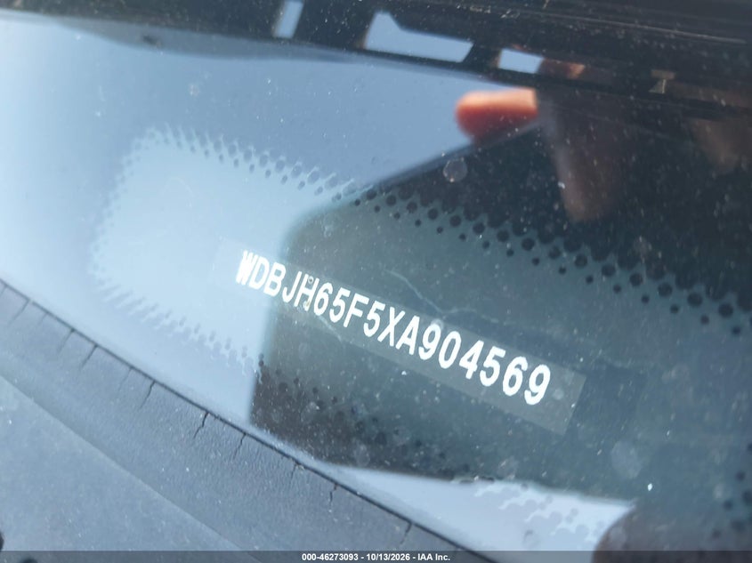 MERCEDES-BENZ E 320 1999 VIN WDBJH65F5XA904569