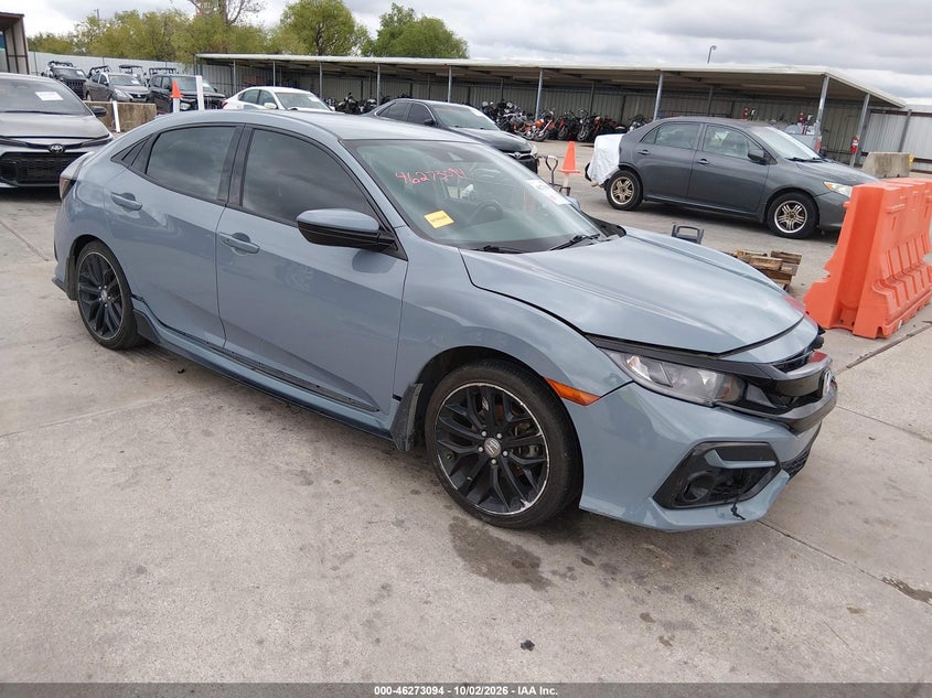 Vin: shhfk7h49lu226272, lot: 46773211, honda civic sport 2020 img_1