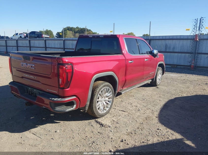 Vin: 1gtu9fel7kz419703, lot: 46773212, gmc sierra 1500 denali 20194
