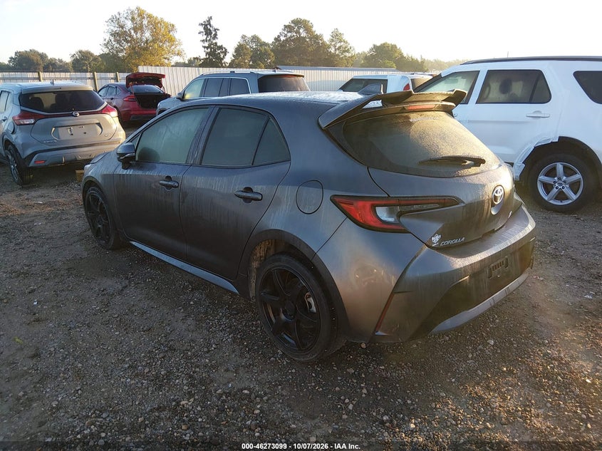 Vin: jtnd4mbe7p3196321, lot: 46773216, toyota corolla se 20233