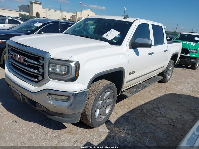 Vin: 3gtp1nec4gg173408, lot: 46773231, gmc sierra 1500 slt 20162