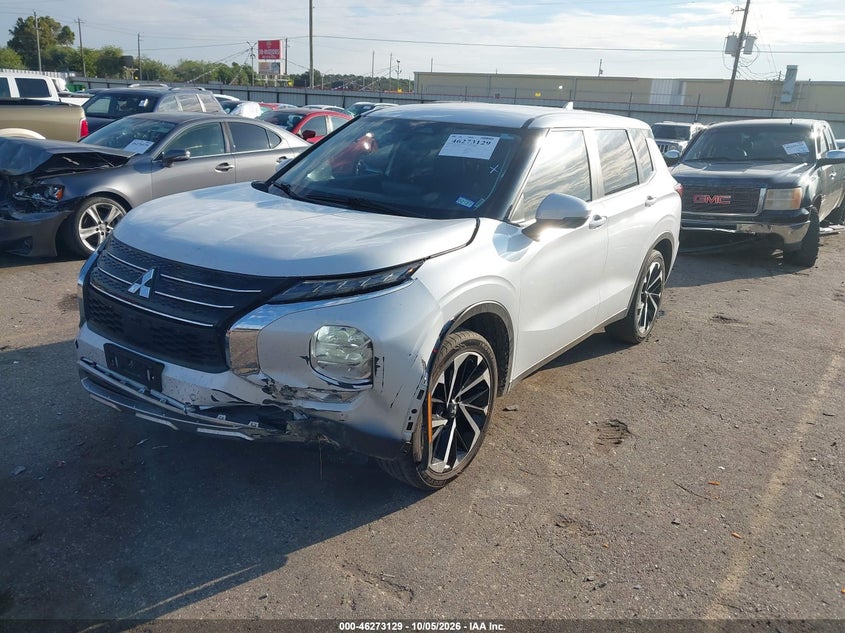 Vin: ja4j3va87rz087637, lot: 46773246, mitsubishi outlander se 2.5 2wd/se black edition s-awc/se black edition w/pano roof s-awc 20242
