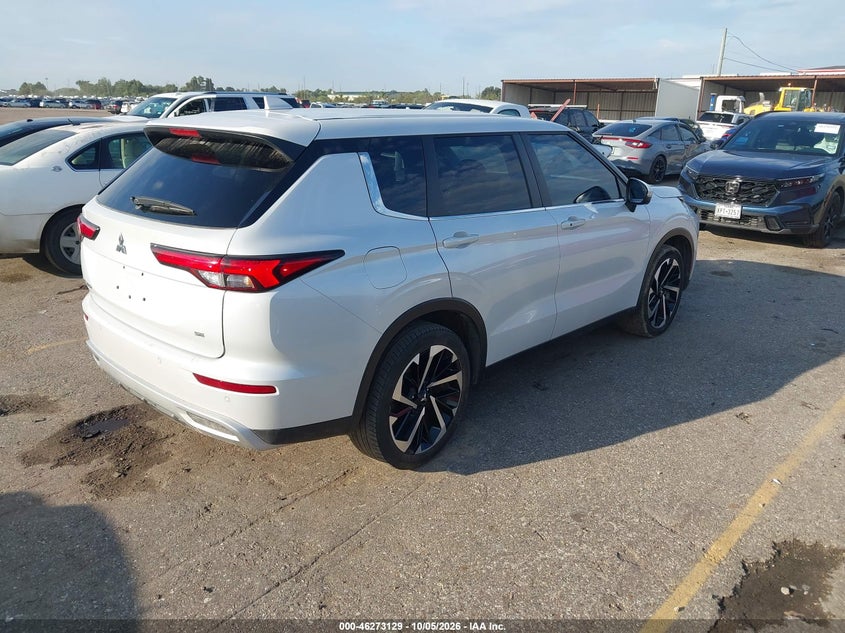 Vin: ja4j3va87rz087637, lot: 46773246, mitsubishi outlander se 2.5 2wd/se black edition s-awc/se black edition w/pano roof s-awc 20244