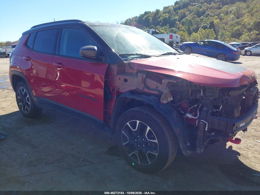 Vin: 3c4njddb0lt207985, lot: 46773271, jeep compass trailhawk 4x4 20201