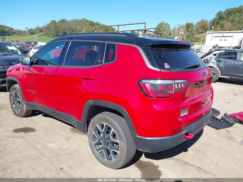 Vin: 3c4njddb0lt207985, lot: 46773271, jeep compass trailhawk 4x4 20203