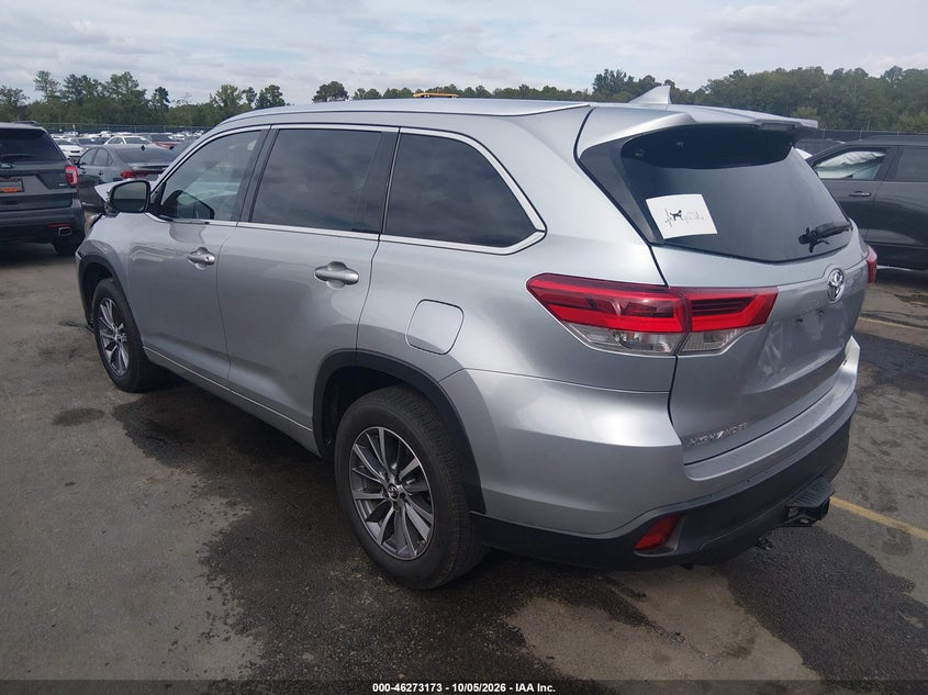 Vin: 5tdkzrfh8js545555, lot: 46773290, toyota highlander xle 20183