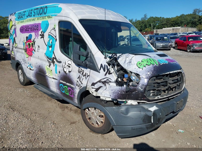 Vin: 1fbzx2cmxfkb24467, lot: 46773296, ford transit-350 xlt 20151
