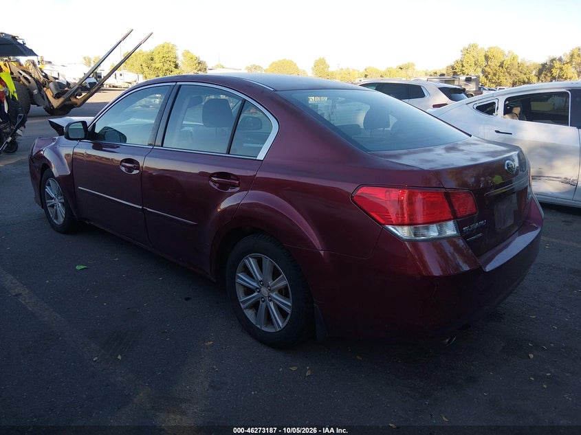 Vin: 4s3bmcg6xc3030506, lot: 46773304, subaru legacy 2.5i premium 20123