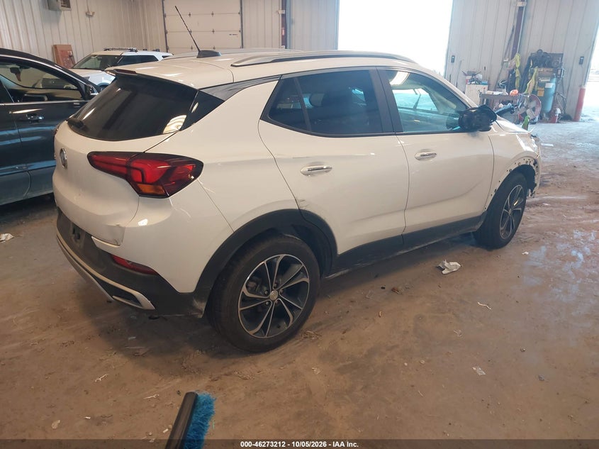 Vin: kl4mmesl3pb001582, lot: 46773329, buick encore gx select awd 20234