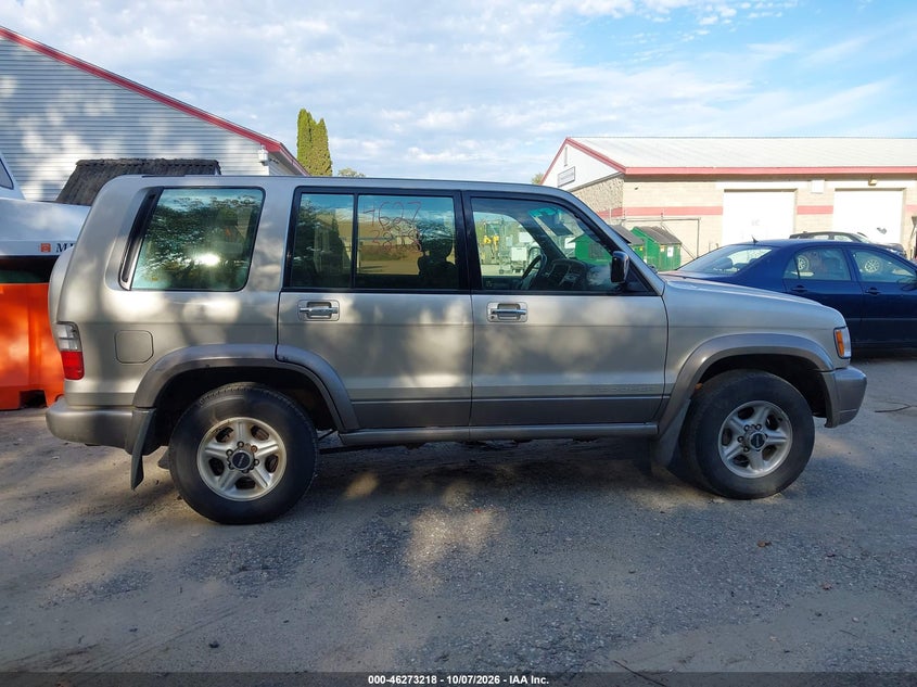 ISUZU TROOPER 2002 VIN JACDJ58X627J02683