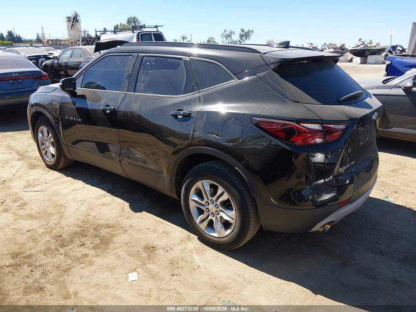 Vin: 3gnkbhrs6ls618224, lot: 46773347, chevrolet blazer awd 2lt 20203